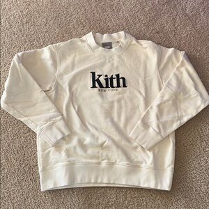 Kith Cream and Dark green crewneck